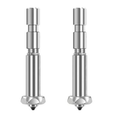 Imagem de 2 peças de 0,4 mm Kobra 3 Max bocais integrados, bocais de aço endurecido de troca rápida, cabeça de impressão de alta velocidade de alta velocidade, substituição de extremidade quente compatível com