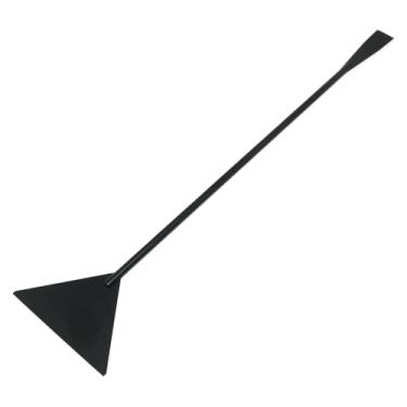 Imagem de Maxmoral Aço inoxidável Aquário Plantas Aquáticas Ferramentas Substrato Espátula Substrato Planta Aquática Espátula Tanque de Peixes Aquascape Pá de Areia Plana Pinça de Planta Aquática Preto