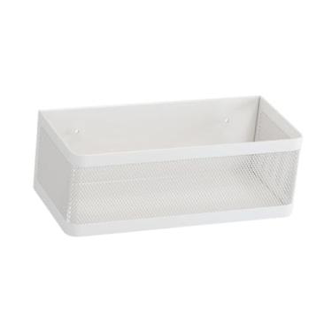 Imagem de IEUDNS Prateleira para organizador de máquina de lavar, economizador de espaço, suporte para toalhas, cesto suspenso, lavadora e secadora, prateleira para, White L