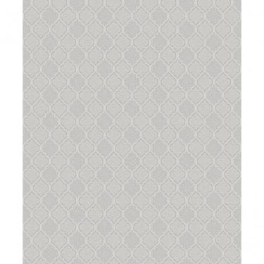 Imagem de Papel De Parede Geométrico Cinza/Prata 53Cm X 10Mts