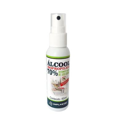 Imagem de Álcool Isopropilico 70% (Isopropanol) 60ml - Implastec