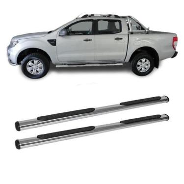 Imagem de Estribo Ranger 2018 2019 2020 2021 2022 Cab Dupla Cromado - CCF