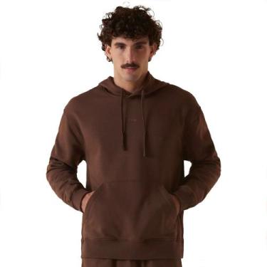 Imagem de Moletom Masculino Fila Classic Capuz Marrom, Marrom, GG