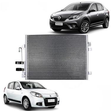 Imagem de Condensador Do Ar + Filtro Logan/ Sandero 2008 Até 2013 - KLASSE AUTO 