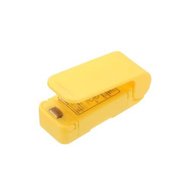 Imagem de PATIKIL Mini máquina de selagem portátil, seladora a vácuo térmica portátil para alimentos, seladora magnética para sacos de plástico, armazenamento de lanches, amarela (alimentada por bateria)