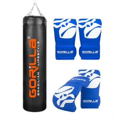 Imagem de Saco De Pancada Profissional 180 Cm Boxe Muay Thai, Luva Bate Saco Pro