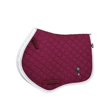 Imagem de GemRebel Almofada de equitação com design antiderrapante para contato próximo com absorção de umidade e absorção de choque para cavalos, vinho