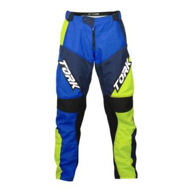 Imagem de Calça Motocross Trilha Enduro - Pro Tork Factory Edition 3, AZUL - AMA