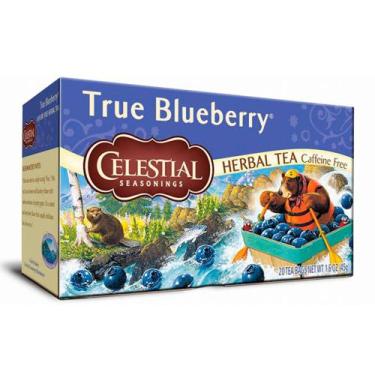 Imagem de Chá True Blueberry Celestial Seasonings 20 Sachês 45g