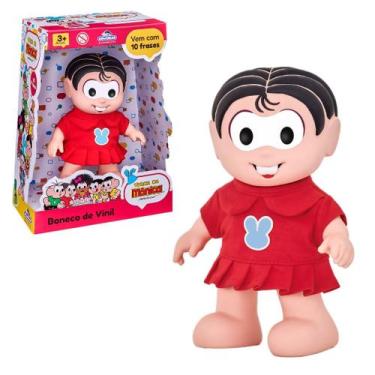 Imagem de Boneca Turma da Mônica Fala 10 Frases C/ Som Interariva - Adijomar Bri