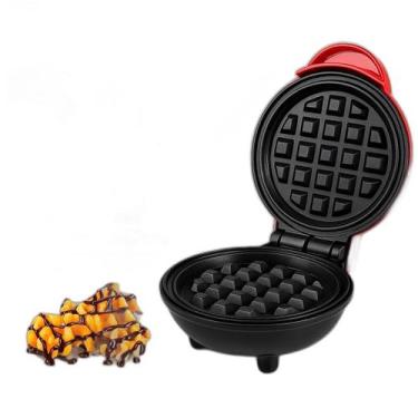 Imagem de Mini Waffle Elétrica Compacta Ideal Cozinha Pequena 110V - Relet
