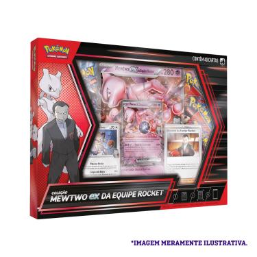 Imagem de Box Pokémon Mewtwo ex da Equipe Rocket