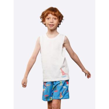 Imagem de Conjunto Meia Malha e Tactel Bugbee Barco A Vela Infantil Menino, 8, A