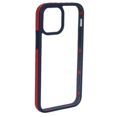 Imagem de Capa Capinha Transparente Borda Compatível Iphone 12/12Pro - Tesla Sto