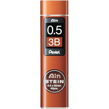 Imagem de Grafite Ain Stein 0,5 mm Tubo C/40 Minas Pentel 3B