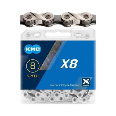 Imagem de Corrente de Bicicleta KMC X8/X9/X10/X11/X12 - Compatível com Bicicleta