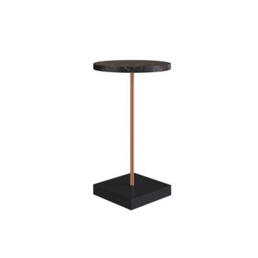 Imagem de Mesa Lateral Redonda Artesano  Marquina Cobre - Artesano Home