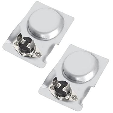 Imagem de DELSbbq Interruptor magnético de termostato para ventilador de lareira, ventilador de fogão de lareira, fogão a lenha, lareira a gás, interruptor magnético de temperatura a 48 °C e desliga a 32 °C, pacote com 2