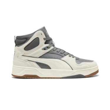 Imagem de PUMA Tênis masculino Rbd Break Mid, Cinza escuro fresco, cinza vapor, goma Ah25, 40