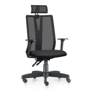 Imagem de Cadeira De Escritório Addit Presidente C/ Cabeça Back System - ULTRA M