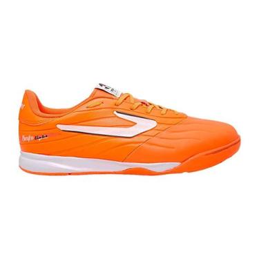 Imagem de Chuteira futsal topper maestro light, Coral, Preto, 41