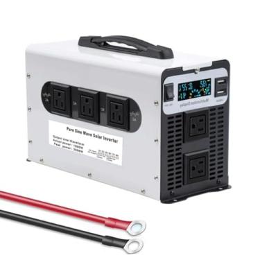 Imagem de 60V to 230V,Inversor de onda senoidal pura de 72 V a 220 V, 3000 W, DC 12 V24 V48 V60 V72 V, entrada CC de fase dividida, saída CA, 110 V, 220 V, 230 V, conversor de energia solar