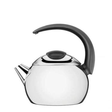 Imagem de Chaleira Tramontina 2,25 Litros Em Aço Inox Com Cabo Preto