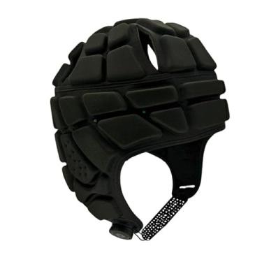 Imagem de Colaxi Capacete de futebol americano com bandeira, proteção para cabeça esportiva 7V7, skate, hóquei, futebol, rúgbi