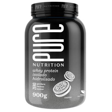 Imagem de Whey Protein Isolado e Hidrolisado 900g – Pure Nutrition (900g, Cookies)