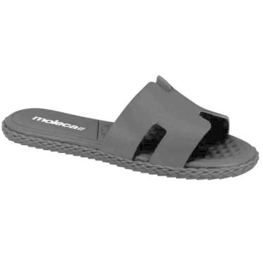 Imagem de Sandália Rasteira Moleca Napa Sintética com Palmilha Acolchoada Feminina 5452