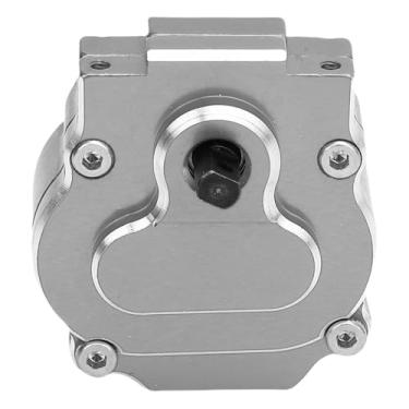 Imagem de RiToEasysports Caixas de Engrenagem de Carro 12V RS550 400rpm, Caixa de Transmissão de Liga de Alumínio Usinada CNC Com Taxa de Redução de 24: 1 para Redcat Ascent 18 1/18 RC Crawler Carro (Cinza)