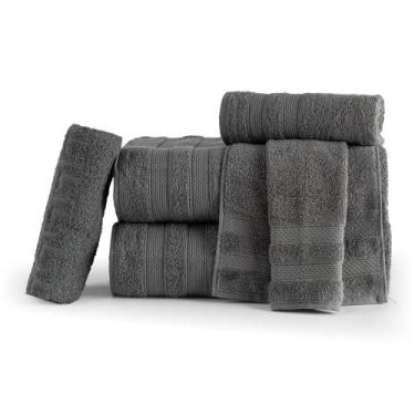 Imagem de Jogo de Toalha Banho 5 Peças 100% Algodão Comfort Mafratex - Linda Cas