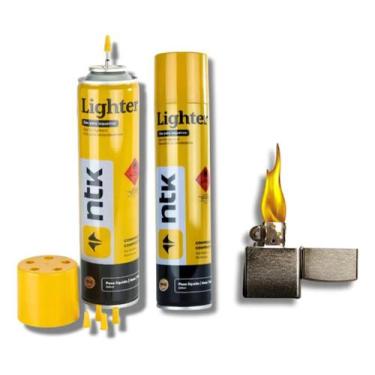 Imagem de Refil Gás Cartucho 300ml Recarga Isqueiros e Maçarico Portátil Lighter