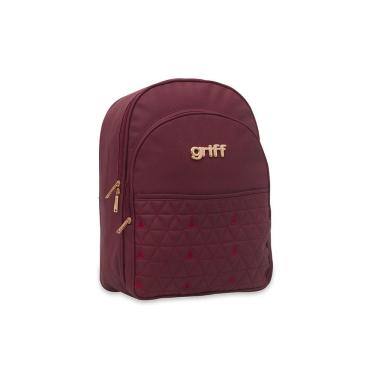 Imagem de Mochila bebê maternidade vinho griff