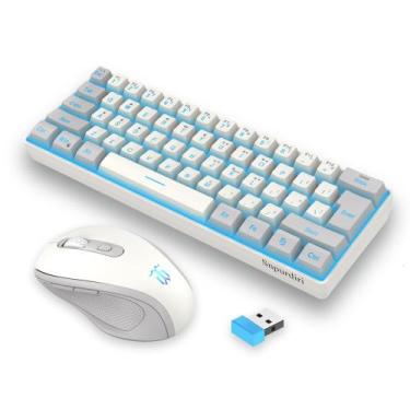 Imagem de Combinação de teclado e mouse para jogos sem fio Snpurdiri 2.4G