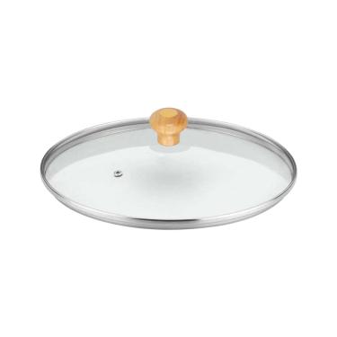 Imagem de Tampa Redonda de Vidro Temperado de 33 Cm Para Chapa Disco de Arado Mk