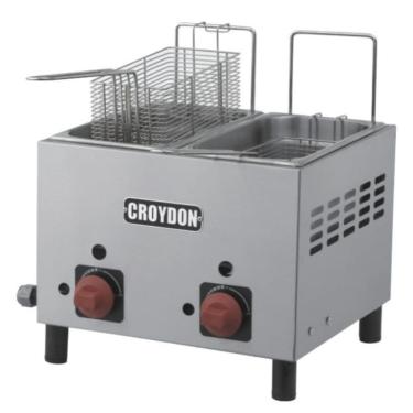 Imagem de Fritadeira a Gás 6 Litros 2 Cestas F2AG Croydon