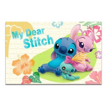 Imagem de Quebra-cabeça Personalizado Stitch 48 Peças - Pomps Geek