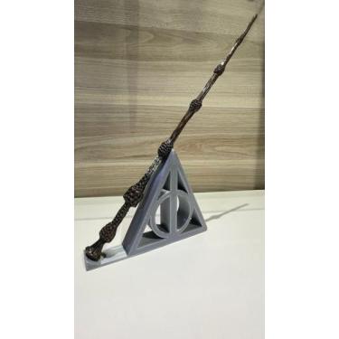 Imagem de Suporte Expositor Para Varinhas Mágicas Relíquias da Morte Impressão 3