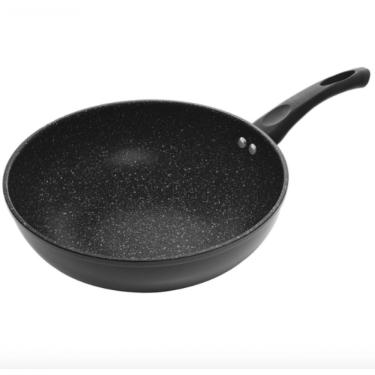 Imagem de Frigideira Wok Indu Revest Ceram Granilite Cinza 28cm Lyor