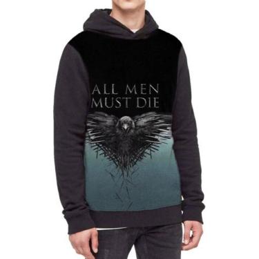 Imagem de Moletom Com Capuz Game Of Thrones All Men Must Die Ref:143 - smoke, Pr