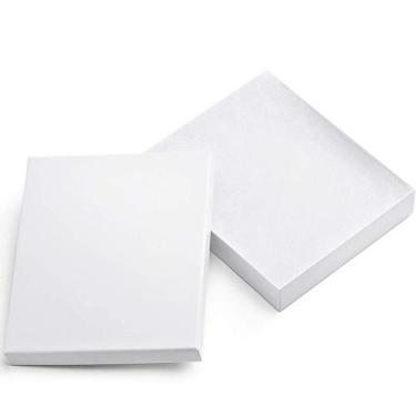 Imagem de Caixas de presente de joias MESHA 20 preenchidas com algodão branco 8x
