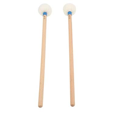 Imagem de RiToEasysports Drum Mallet Set Ahorn Gang Filzinstrument -Pakit -Kit para Tocar Bateria e Caixa Com Baixo (Azul)