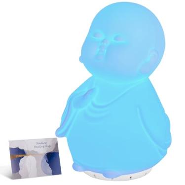 Imagem de Ferramenta de meditação visual guiada, luz de respiração mindfulness com som