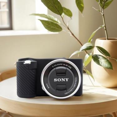 Imagem de Capa de silicone para câmera Vlog Sony ZV-E10 II, preta