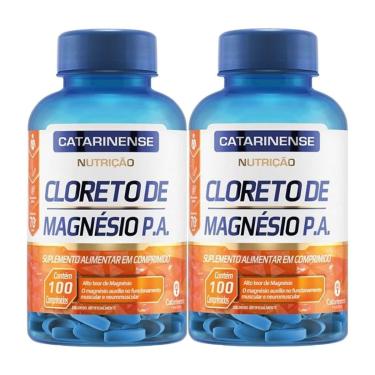 Imagem de Kit 2X Cloreto de Magnésio PA - 100 Comprimidos - Catarinense Nutrição-Masculino