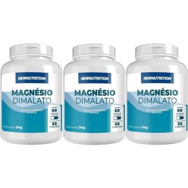 Imagem de Kit 3X Magnésio Dimalato - 60 Cápsulas - NewNutrition-Masculino