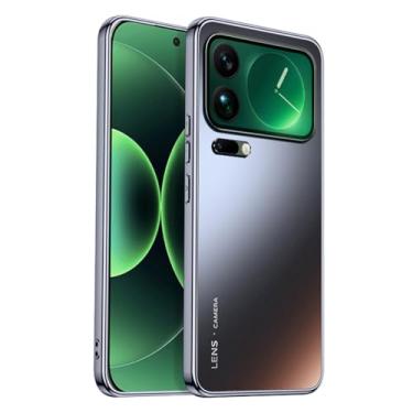 Imagem de LYJSMGZ Capa à prova de choque para Xiaomi 17 Pro Max/17 Pro/17, galvanoplastia fosca antimanchas, capa fina resistente ao desgaste, preta, 17 Pro Max