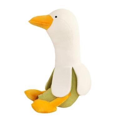 Imagem de Brinquedo de pelúcia, macio, desenho animado, banana, pato, bicho de p