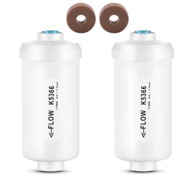 Imagem de Filtro de água de flúor, substituição para elementos Berkey PF-2, compatível com o sistema de filtragem por gravidade Berkey, material de filtro natural k5366-2 unidades